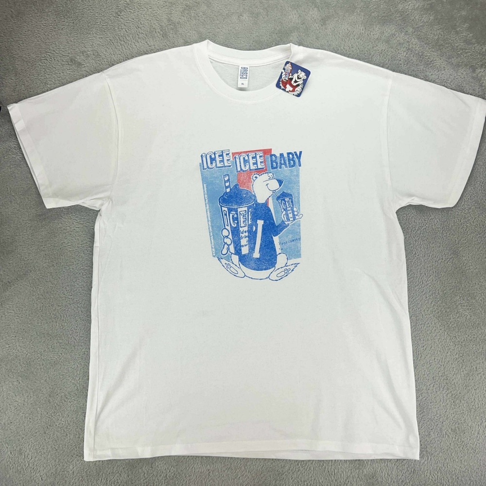 Brisco Brands ICEE Icee Baby Graphic Tee Shirt‎ XL NWT Retro 90s Style